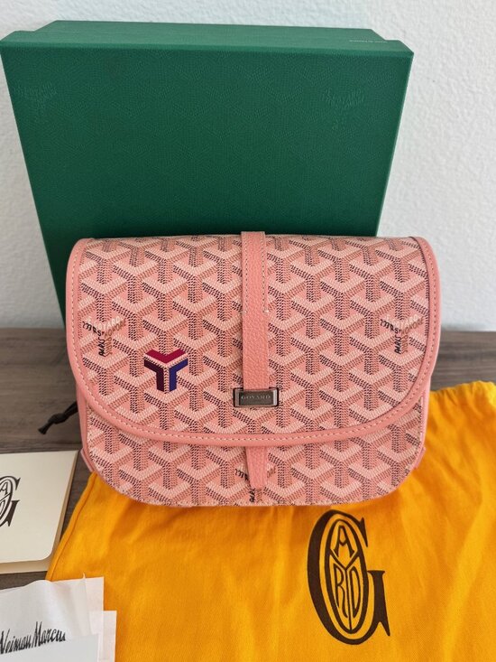Goyard Belvedere PM Crossbody – Powder Rose Pink – Ultra Rare, Brand New - Picture 2 of 14